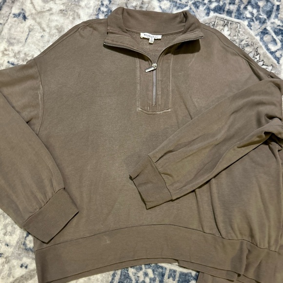 Workshop Republic Clothing Quarter-Zip Lounge Set - Picture 9 of 10